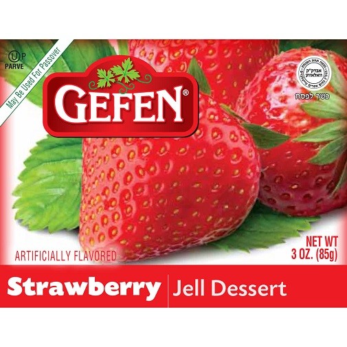 Gefen Strawberry Jell Dessert