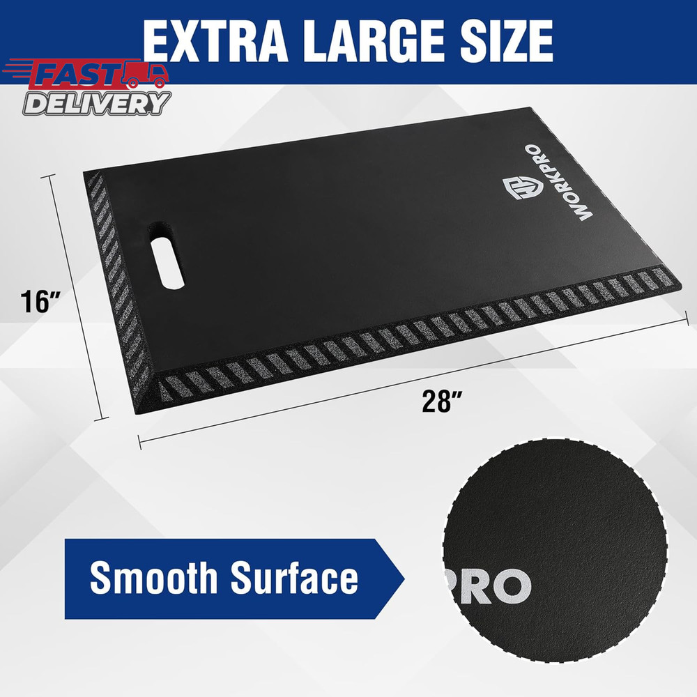 WORKPRO Extra Thick Kneeling Pad, Soft Foam Knee Cushioning, Extra Large Foam Kn