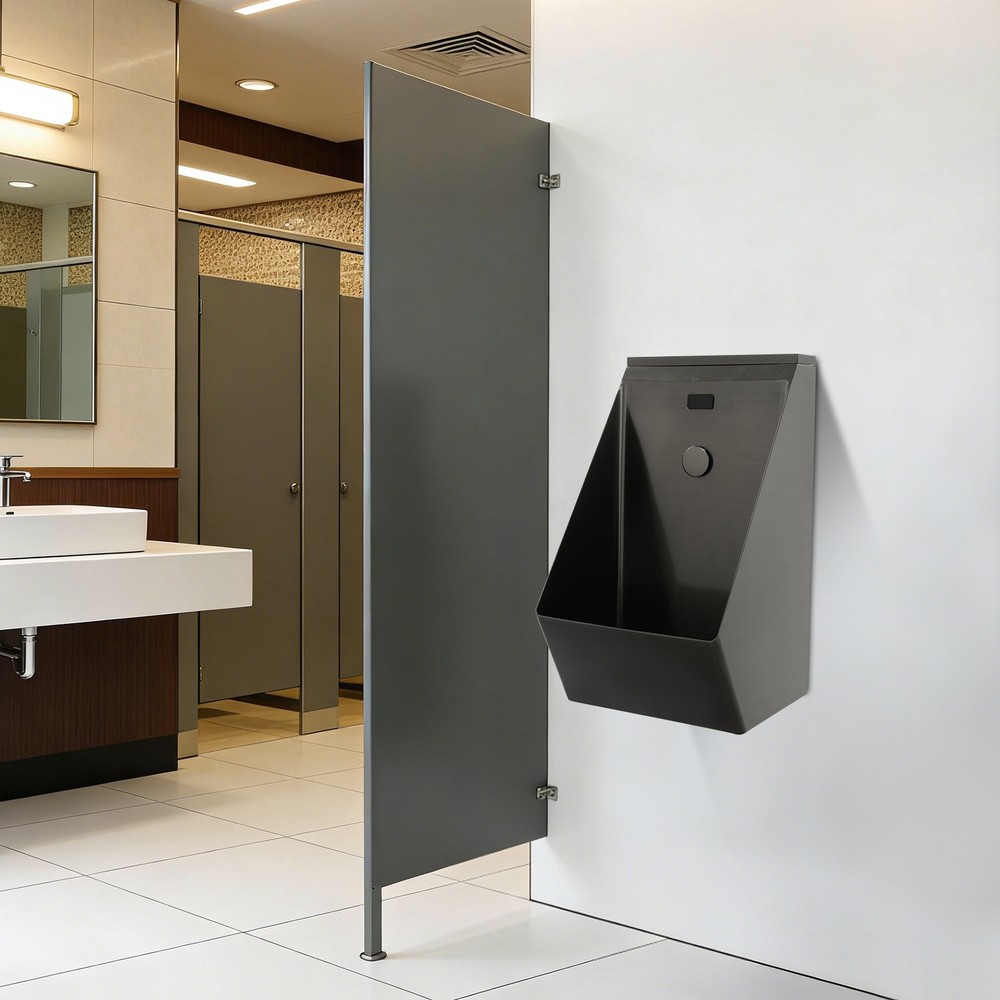 Wall Mounted Sensor Urinal, Automatic Sensor Urinal Toilet for Men, Men's Toilet