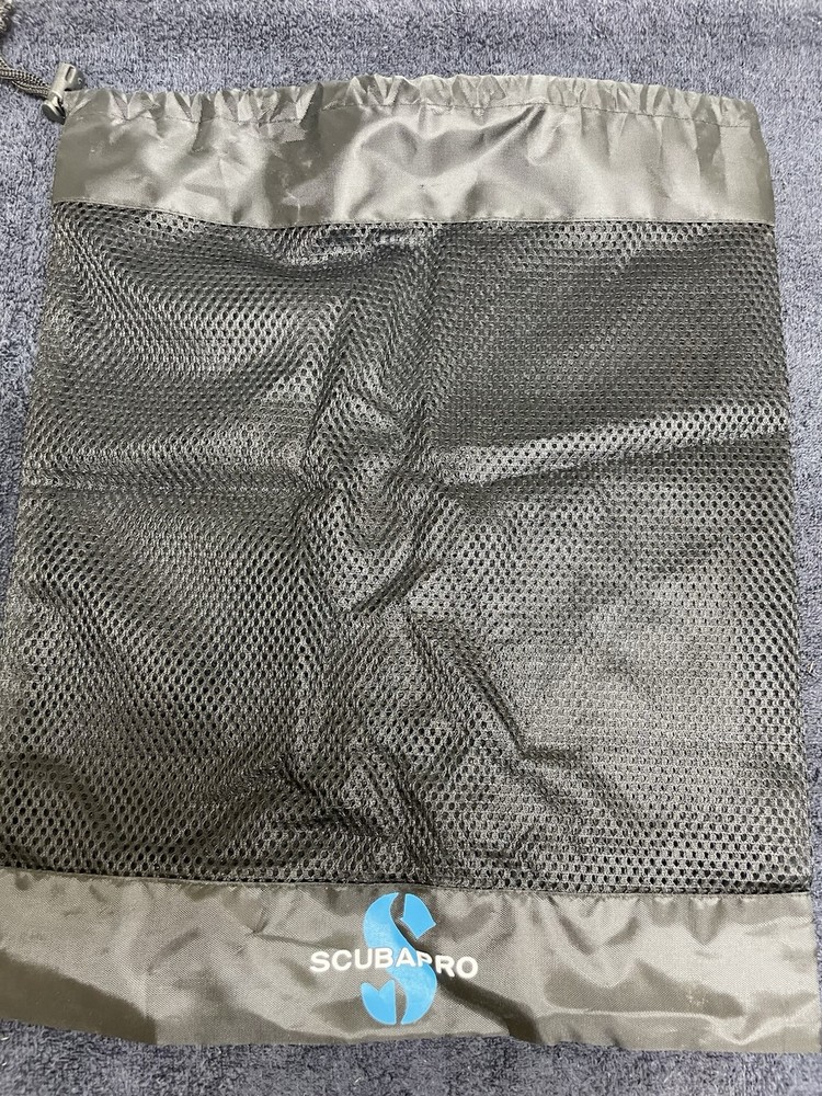 Scubapro Small Mesh Drawstring Gear Bag Black