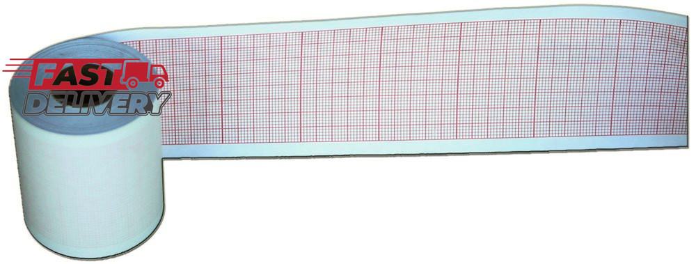 Contec 80A ECG Chart Paper, 50Mm X 20M - 10 Rolls
