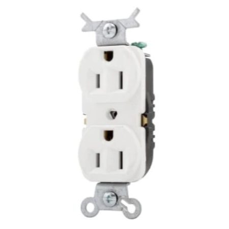 Eagle 298W-BU, Duplex Receptacles 15A-125V, White