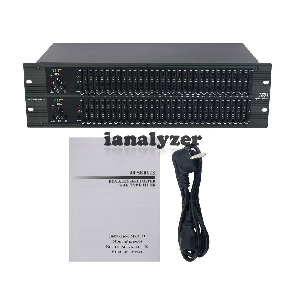 DBX 1231 Professional Audio Equalizer Solid Core Pure Copper Transformer