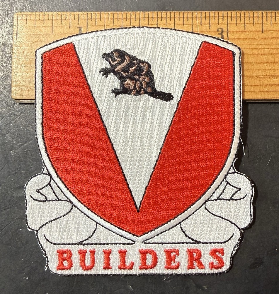 45th Engineer Battalion Patch wwii black unit