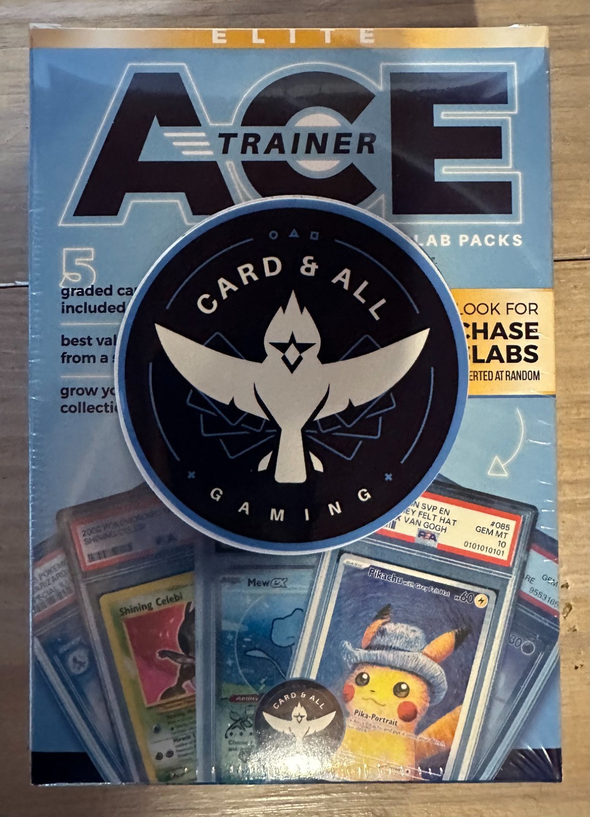Ace Trainer Slab Packs: ELITE PLUS+ (5 Premium Pokémon Slabs included) - C954