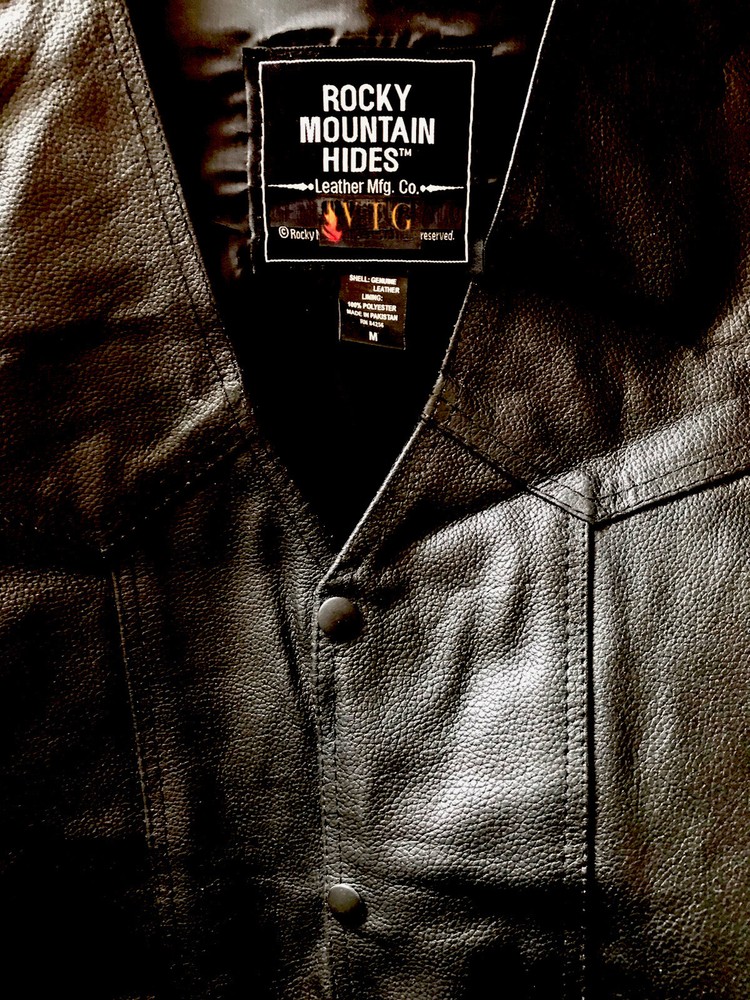 OZZY OSBOURNE Blizzard Of Ozz, Randy Rhoads Biker Leather Vest With Tags New