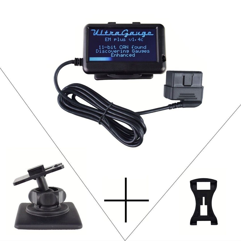 UltraGauge EM Plus OBDII OBD2 Code Readers Scan Tool v1.4 With Stand