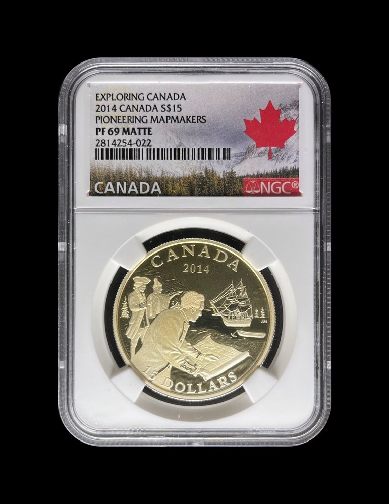 CANADA. 2014, 15 Dollars, Silver - NGC PF69 - West Coast Exploration, TPG Error