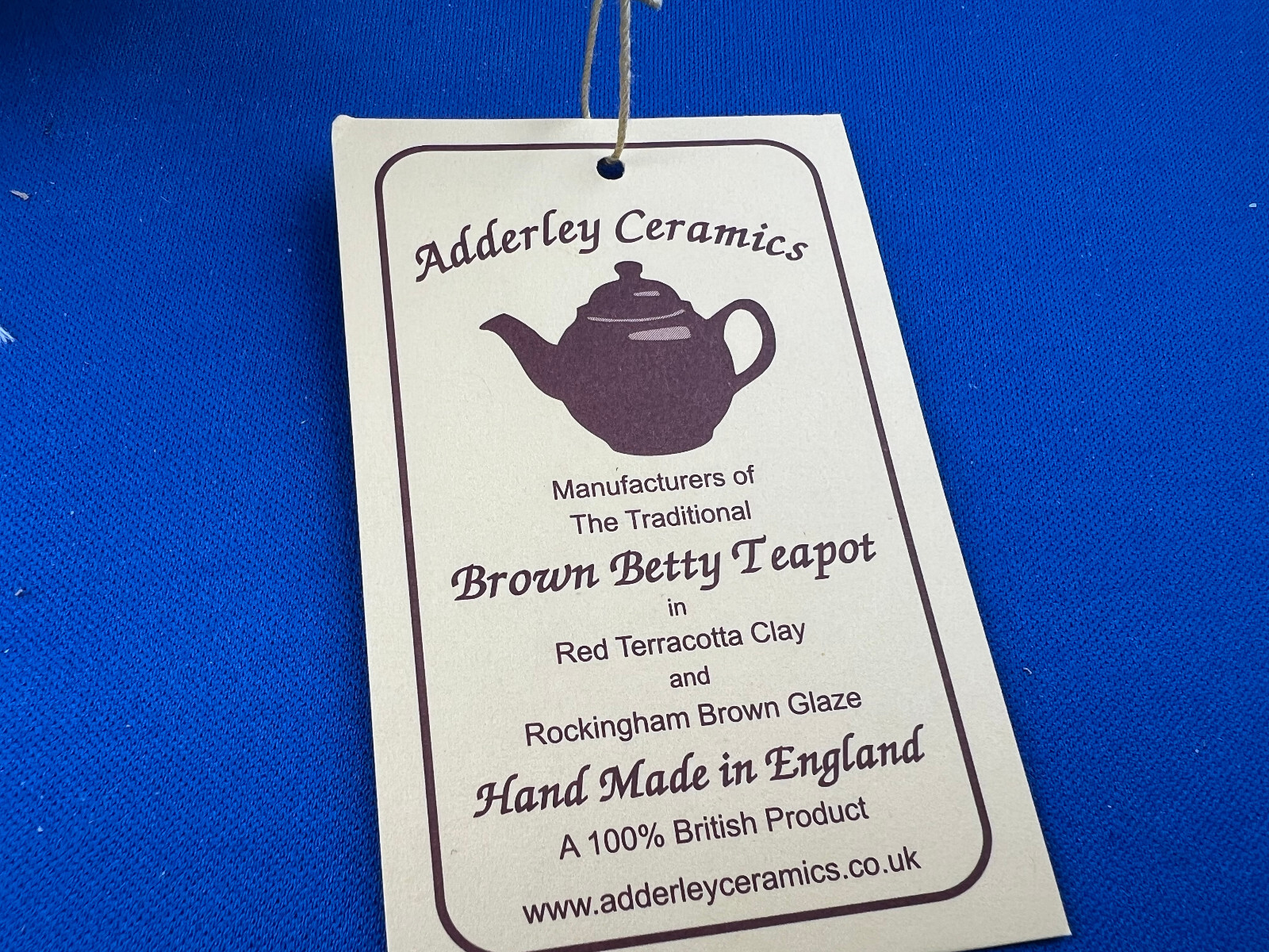 GENUINE BROWN BETTY, Red Clay, Rockingham Glaze, 2 Cup Tea Pot, MADE IN ENGLAND