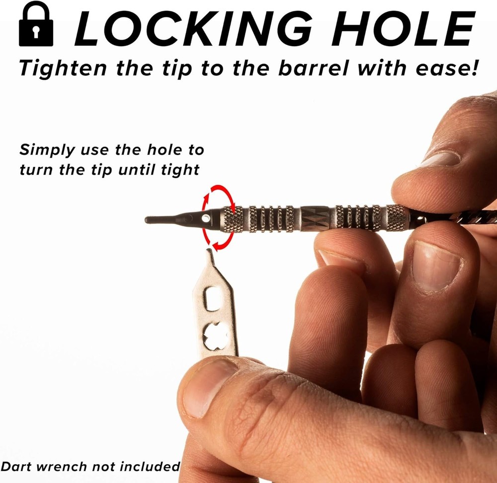 Viper Dart Accessory Tufflex S.S. Super Short 2BA Thread Soft Tip Dart Points...