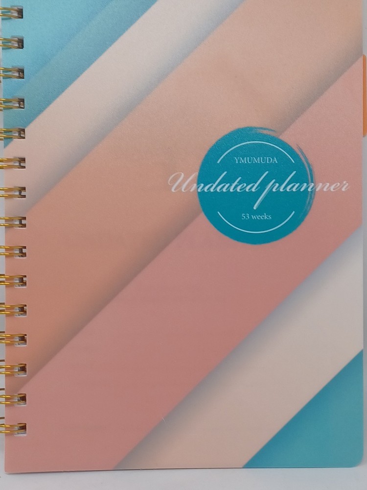YMUMUDA UNDATED PLANNER WEEKLY MONTHLY 53 Weeks