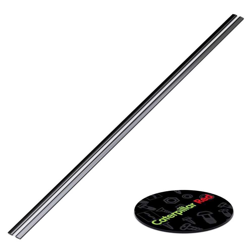 2x 950mm (37 in) Black low profile flex hinges flexible