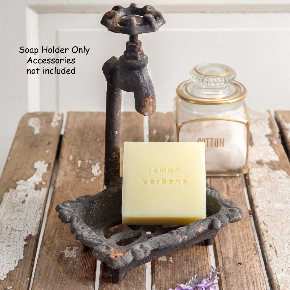 Reproduction Vintage Style Water Faucet  SOAP DISH - Cast Iron - Farmhouse