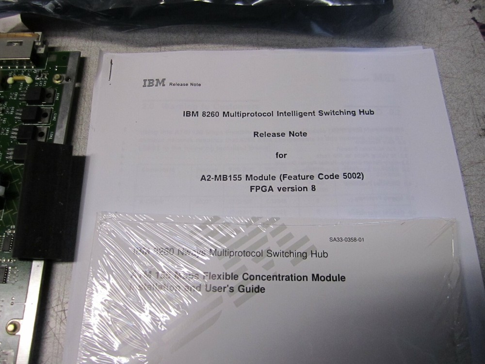 4 IBM 8260 Multiprotocol Intelligent Switching Hub for A2-MB155 Module