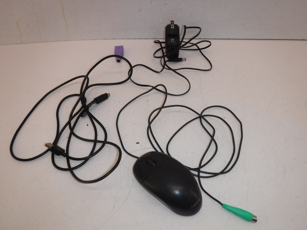 Misc. Various Computer Cables, adapter With Keyboard Mouse