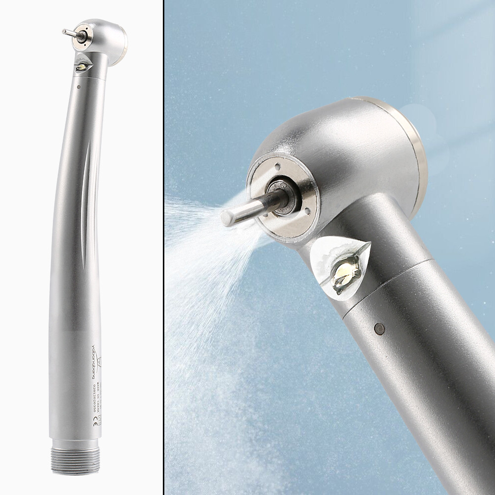 Pieza de mano LED turbina alta velocidad fibra óptica dental estilo NSK 2/4 Hole