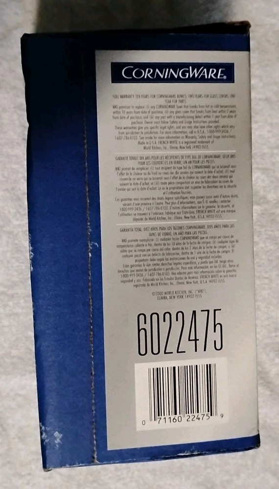 Corningware Ramekins NOS Sealed Box 4 oz.