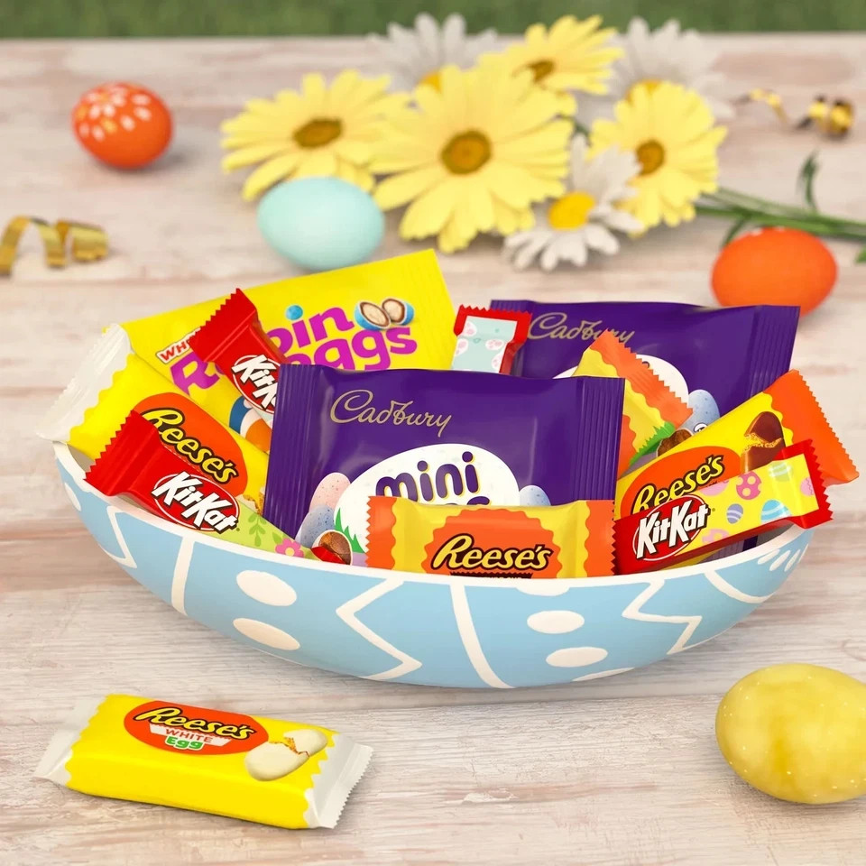 Hershey Assorted Flavored, Easter Candy Bag, 27.83 oz (70 Pieces)