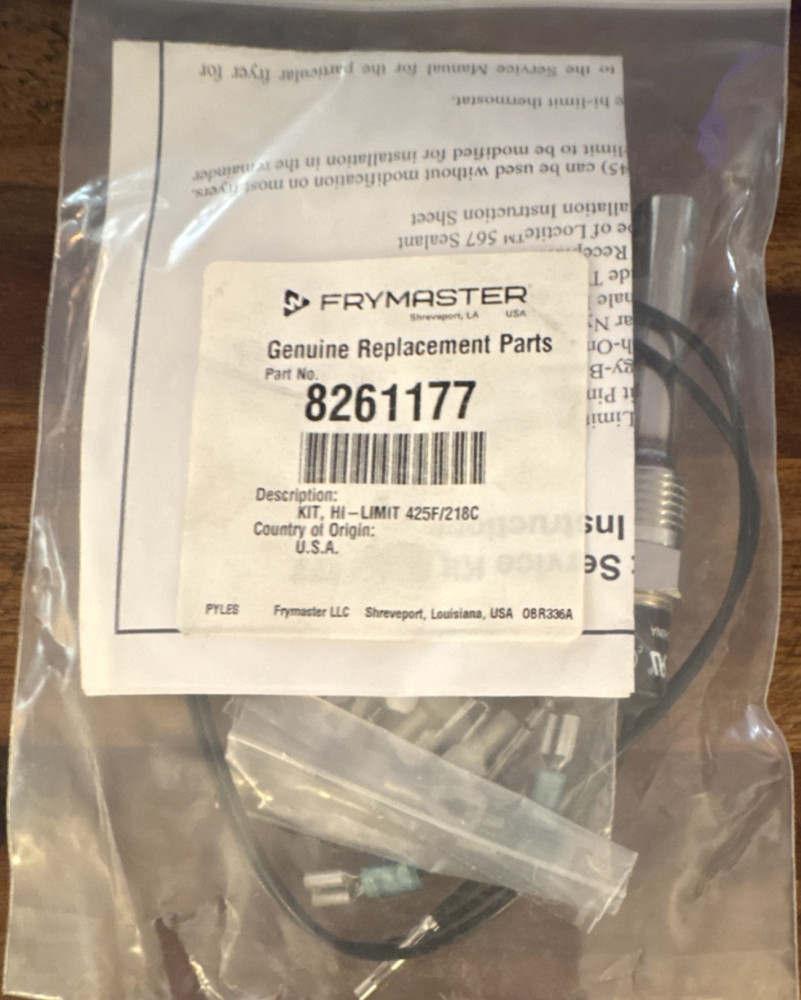 Frymaster 8261177 Hi-Limit Kit 425F/218C Control & Electronic Component