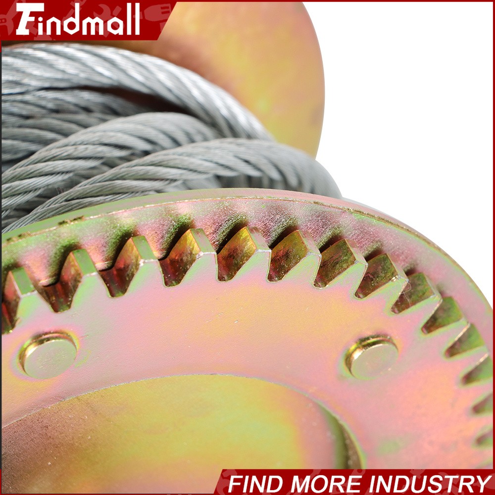 Findmall 3500 lbs Hand Winch With Cable For Trailer Winch Durable Hand Crank