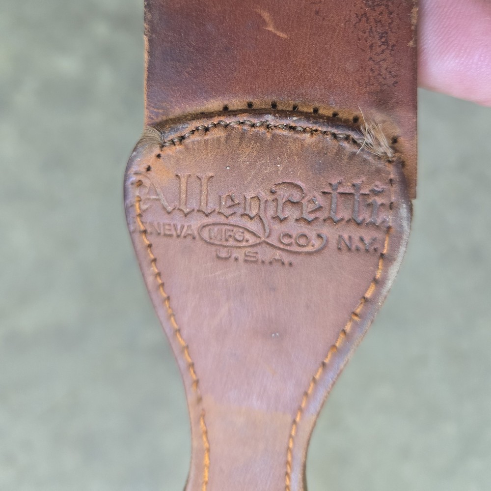 Antique Illinois Razor Strop Co No. 6509 Leather Razor Sharpening Strap