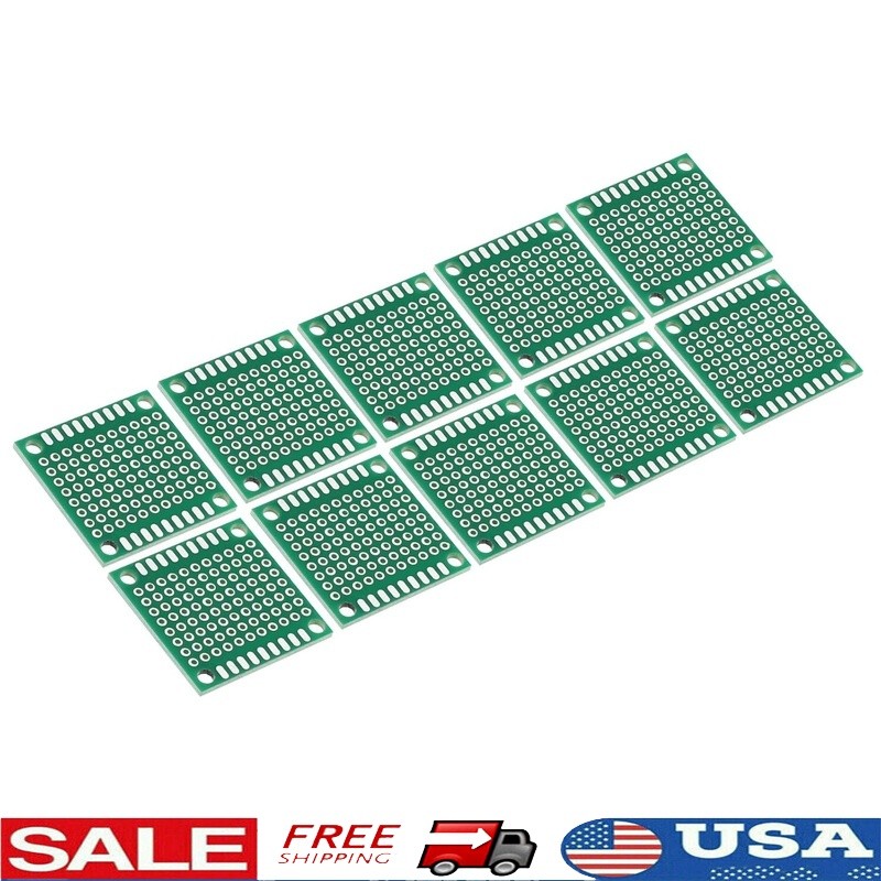 24 Pcs Tin-Plated PCB Prototype Board FR4 DIY Circuit Soldering Projects New