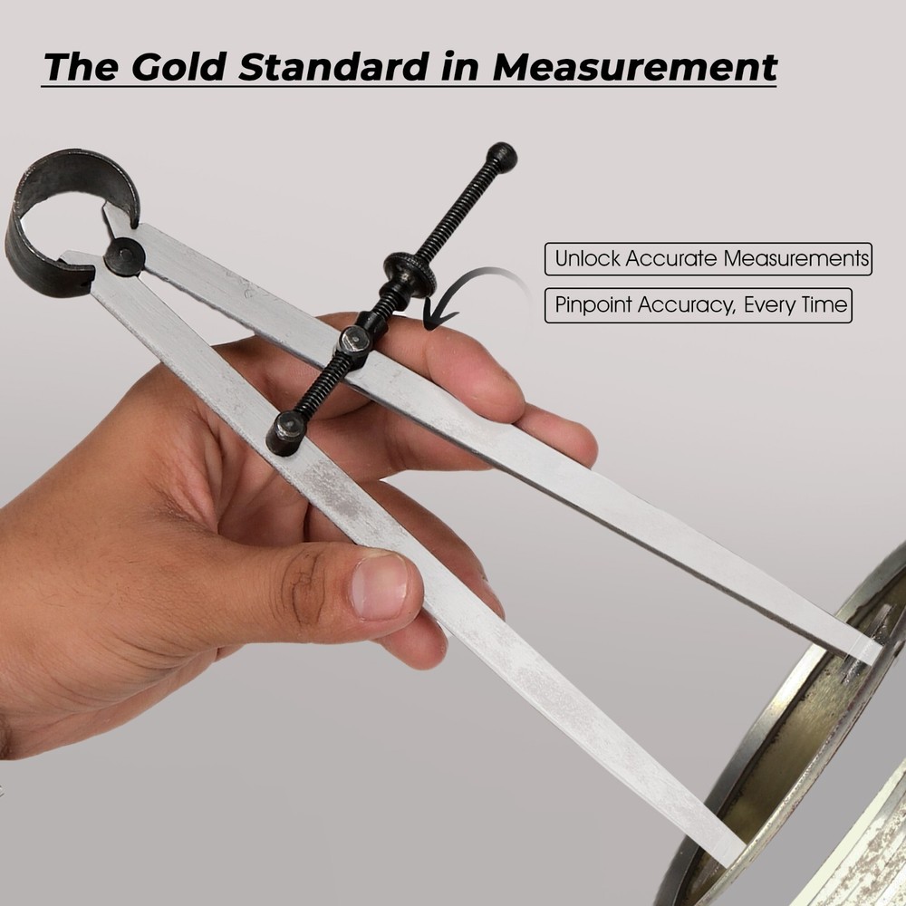 General Tools 454-10 Flat Leg Inside Caliper, 10 inches