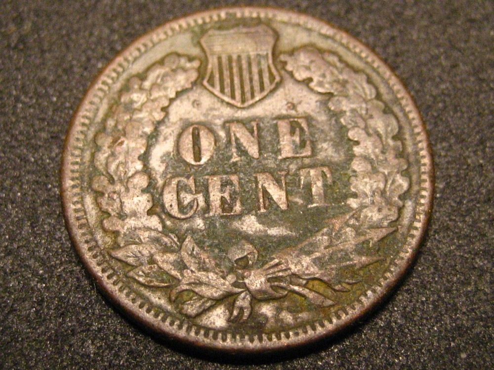 1893 Indian Head Cent Damaged