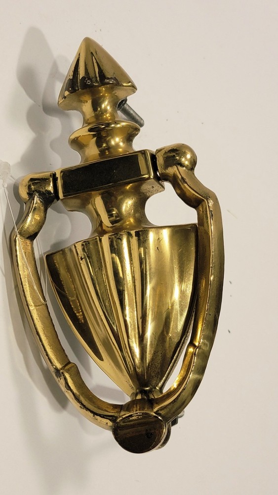 Vintage Solid Brass Door Knocker Made In England