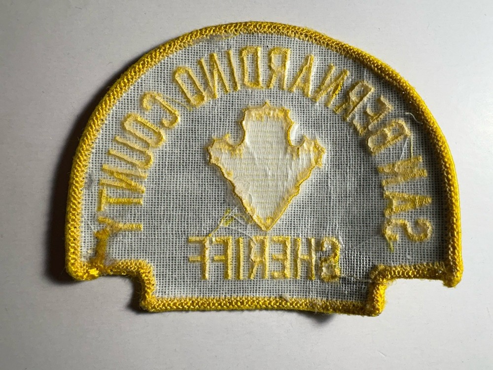 San Bernardino County California Sheriff Patch