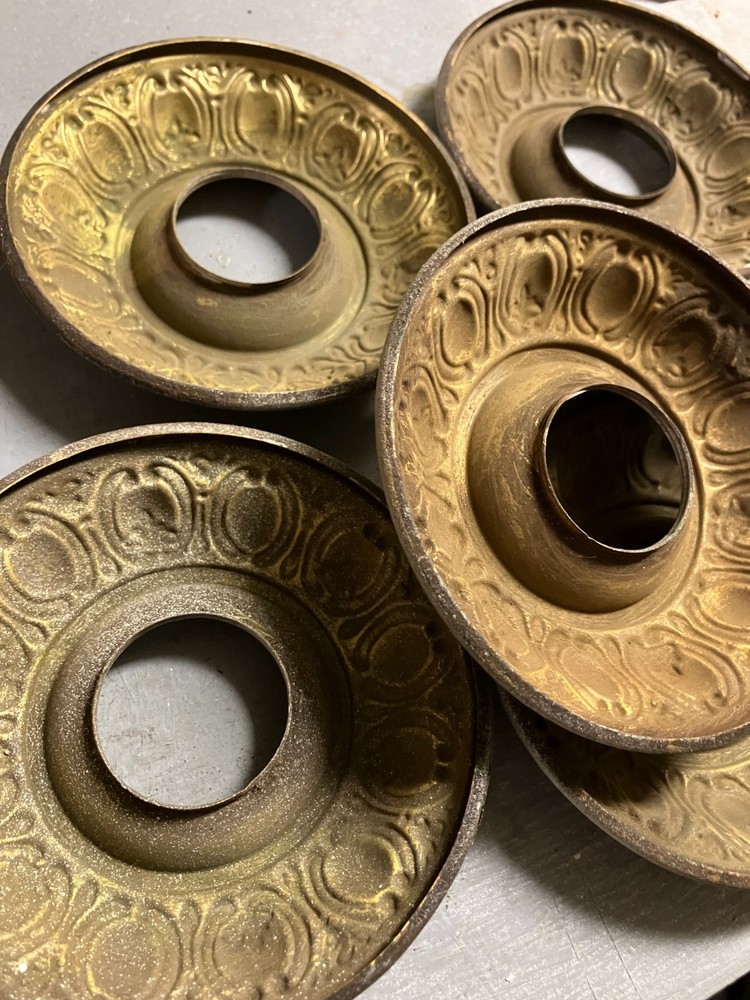 Antque Threaded Chandelier Bobeches