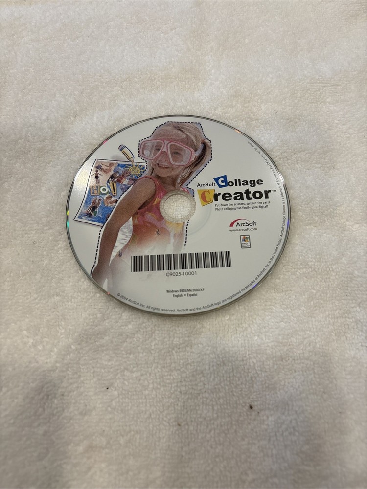 ArcSoft Collage Creator - (2004 ArcSoft Inc.) - Used CD-ROM