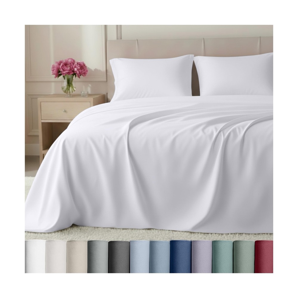 California Design Den Luxury 800 Thread Count King Size Sheets Set - 100% Cot...