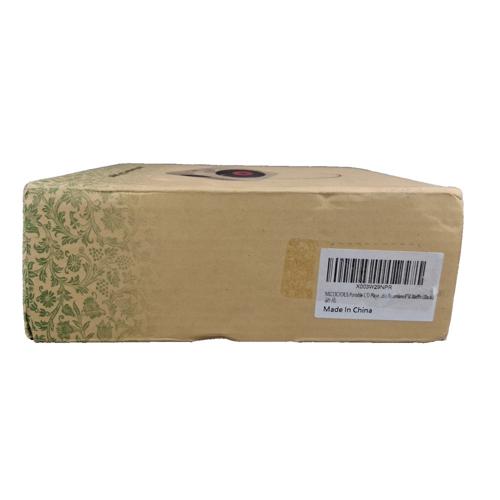 MICOCIOUS Bluetooth Portable Home CD Music Player Remote Timer Built-in Speaker