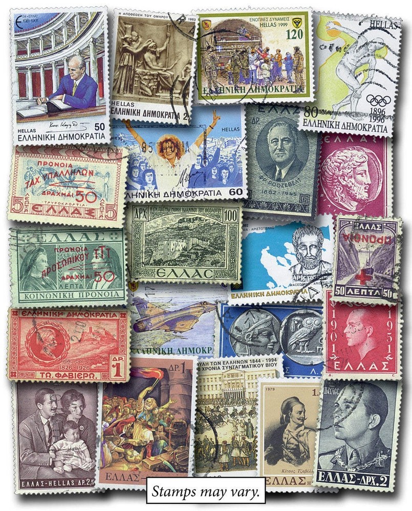 Greece, 300 Different Stamps