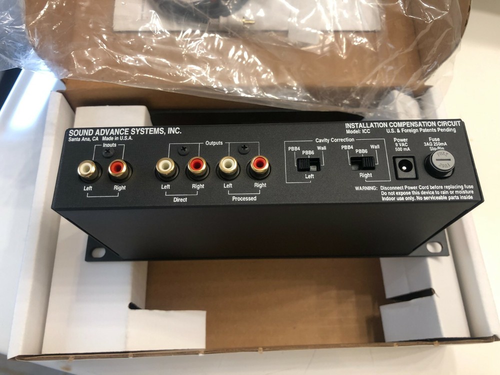 SOUND ADVANCE INSTALLATION COMPENSATION CIRCUIT