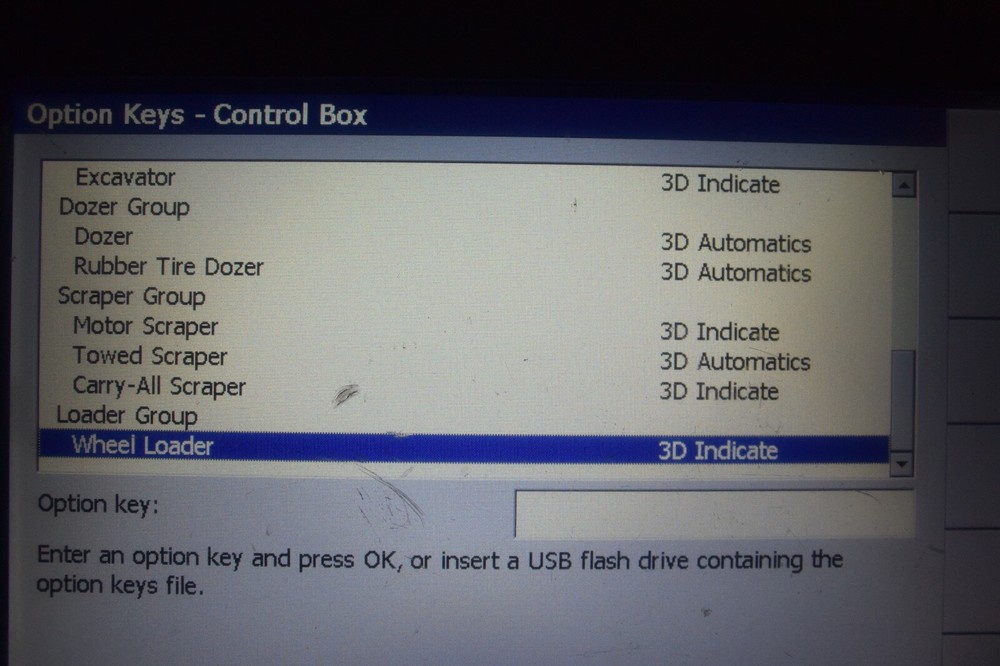 Trimble Machine Grade Control Panel Model CB460 MANY OPTIONS OPENED