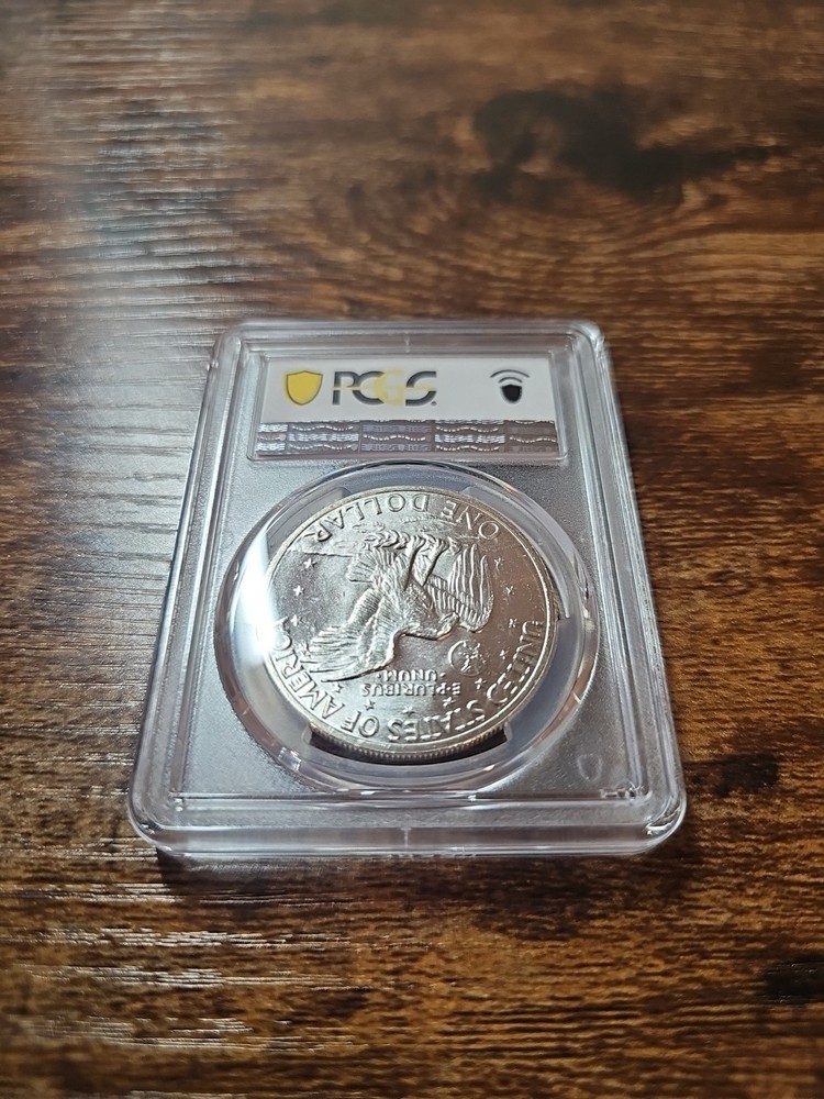 1971-S $1 PCGS MS65 MS 65 Eisenhower "Ike" Silver Dollar 40%
