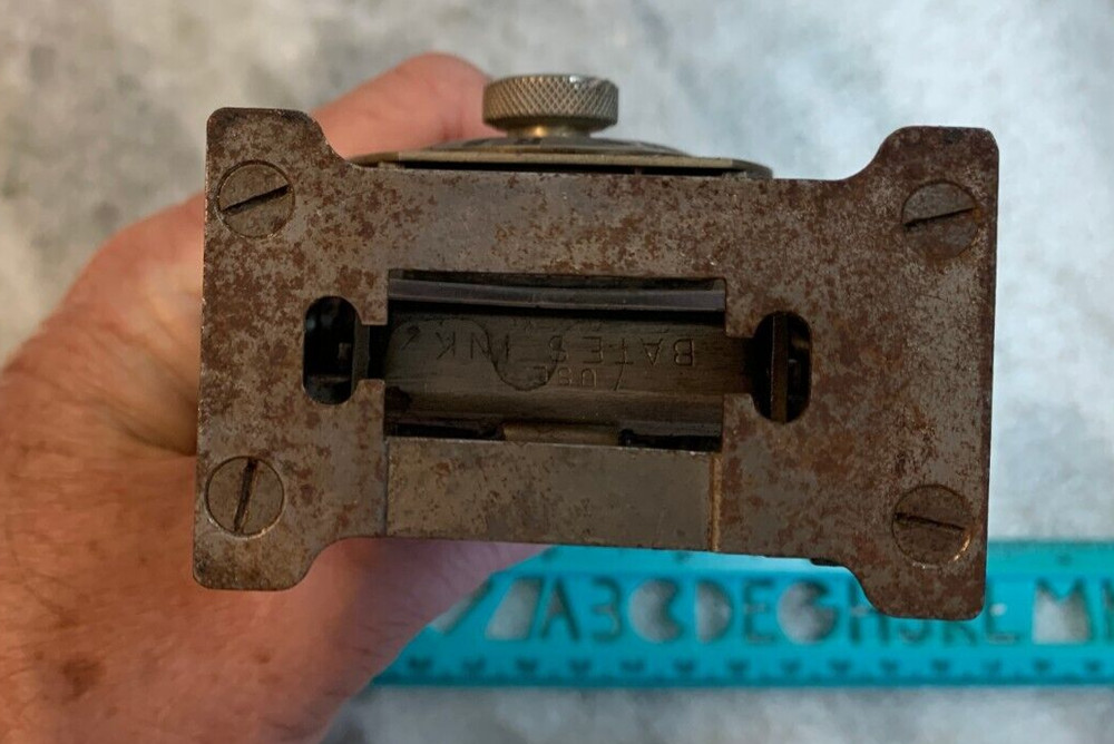 Vintage Bates Numbering Machine