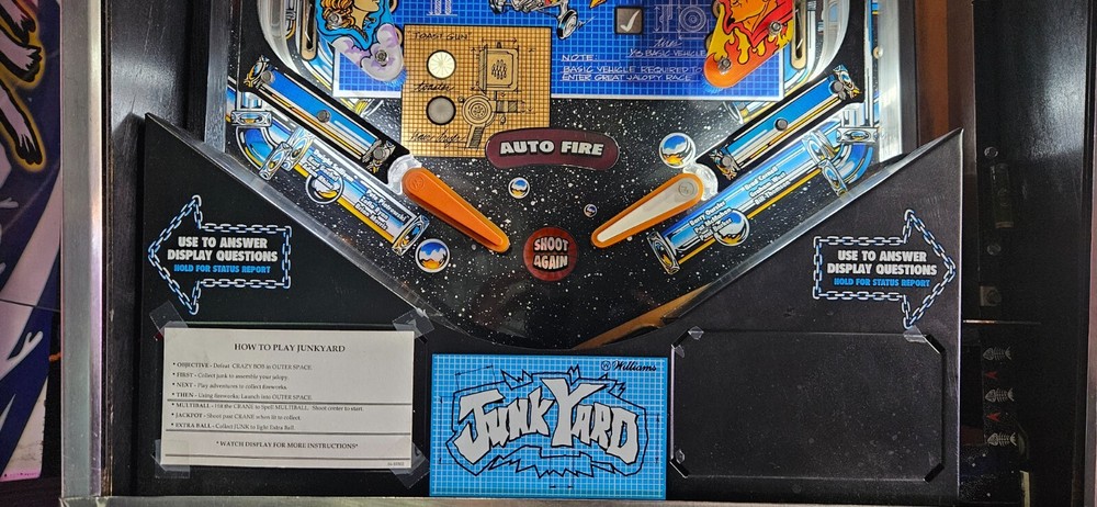 JUNK YARD Pinball Machine - Williams 1996 - 2816