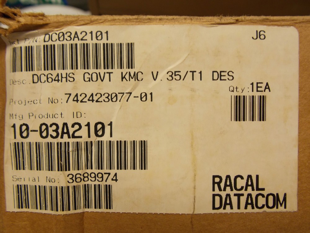 RACAL-DATACOM 10-03A2101 DATACRYPTOR MODULE 64HS ***NIB***