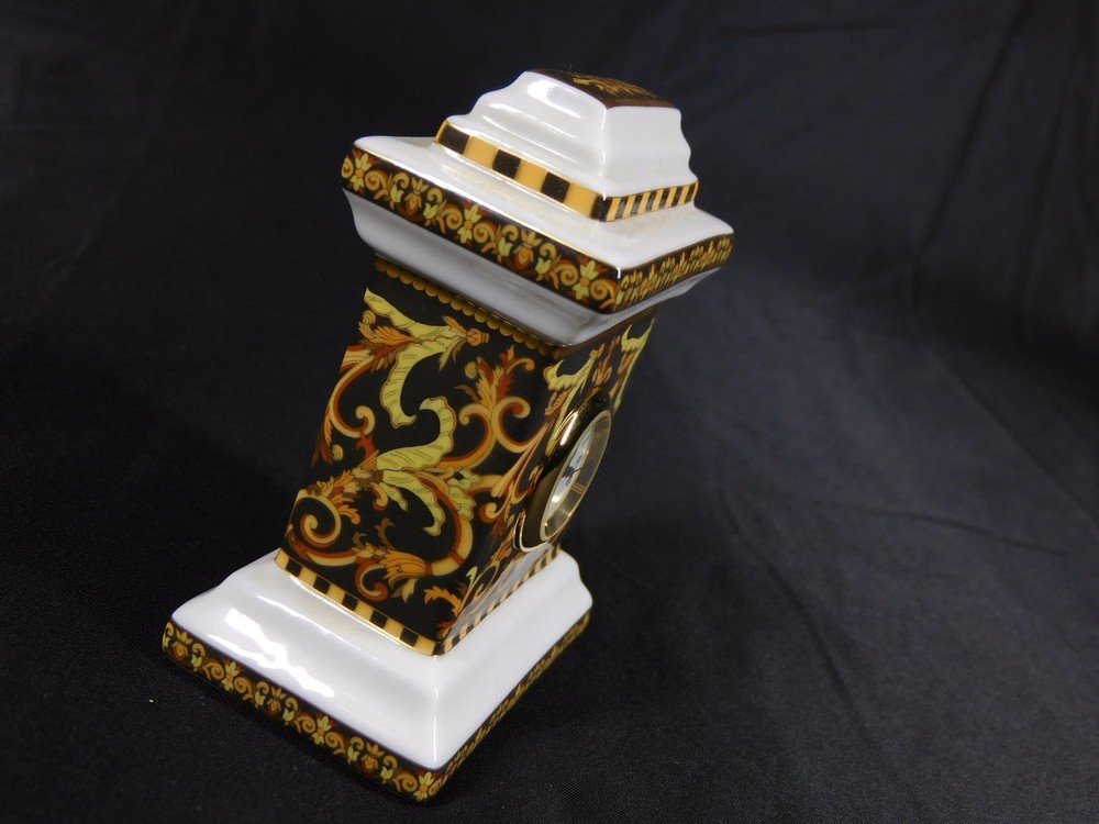 Rosenthal Versace Barocco Miniature Desk Clock