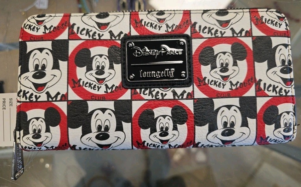 Disney Parks Loungefly MICKEY MOUSE Club Wallet VERY GOOD USED CONDITION