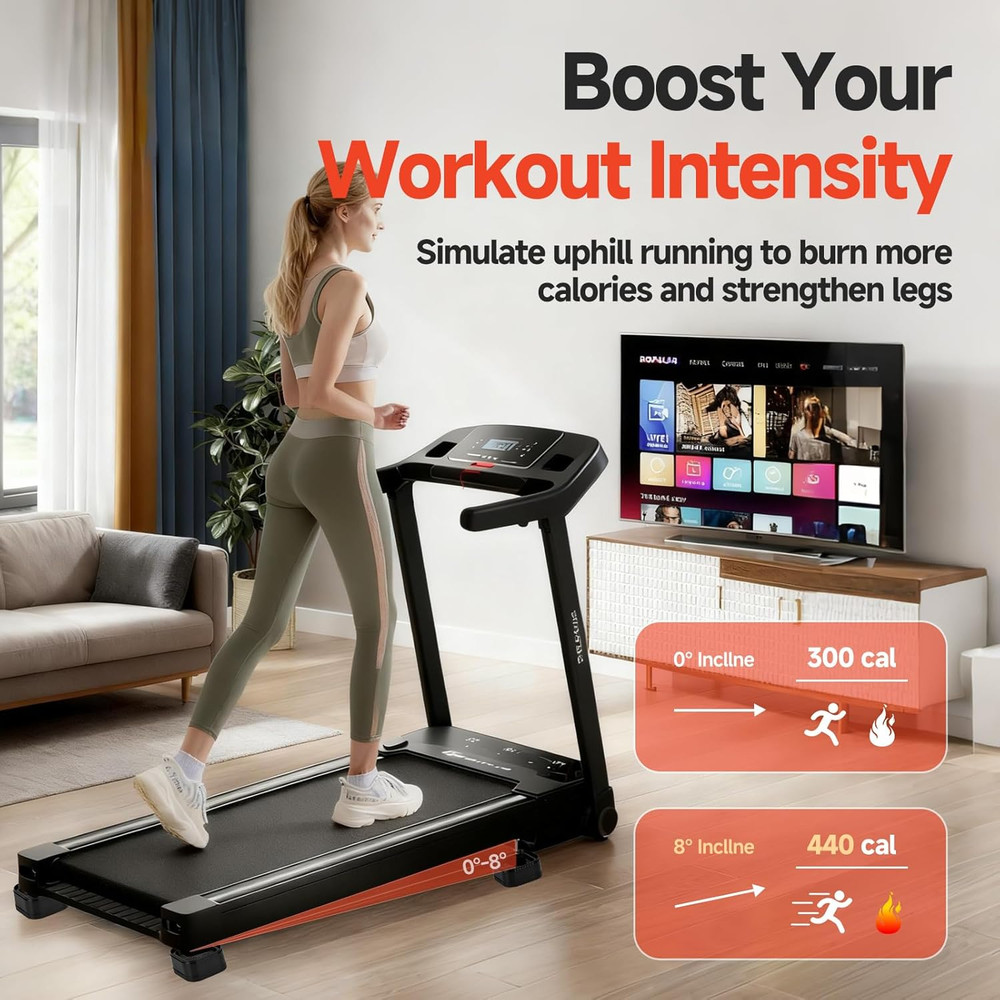 Treadmill Incline Riser Blocks - 4-Pack Adjustable Non-Slip Support for Workouts