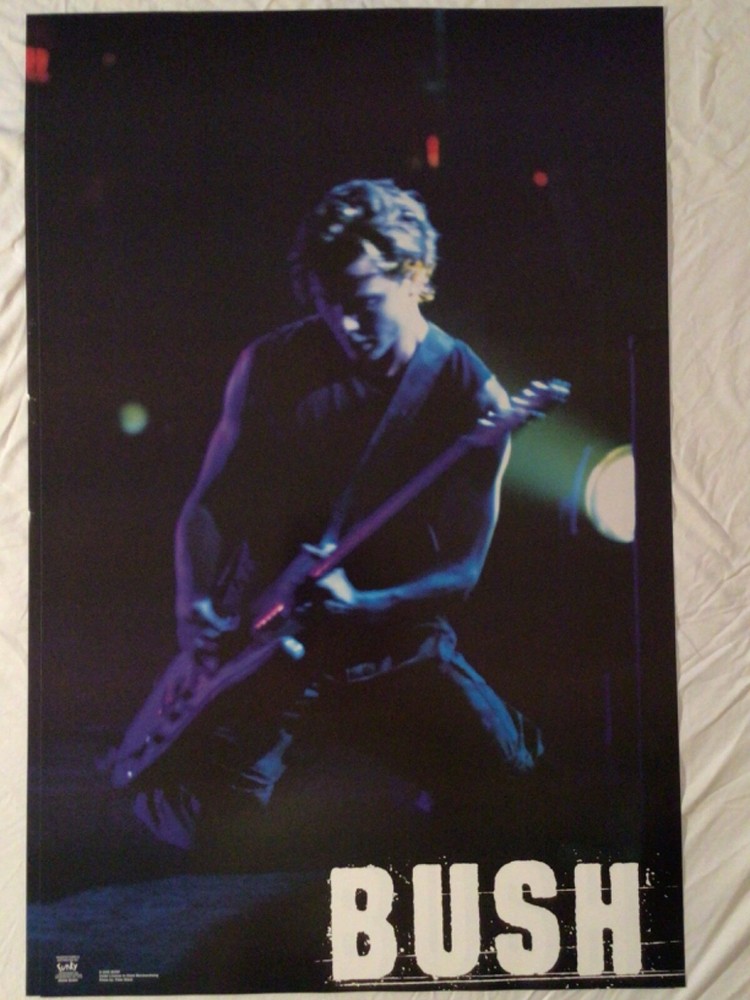 Bush 2000 Poster Funky New Condition Gavin Rossdale Live