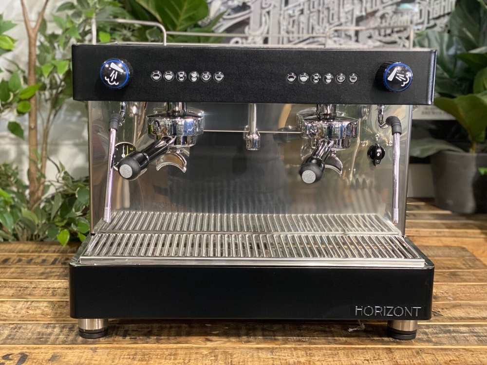 FUTURETE HORIZONT COMPACT 2 GROUP BRAND NEW BLACK ESPRESSO COFFEE MACHINE