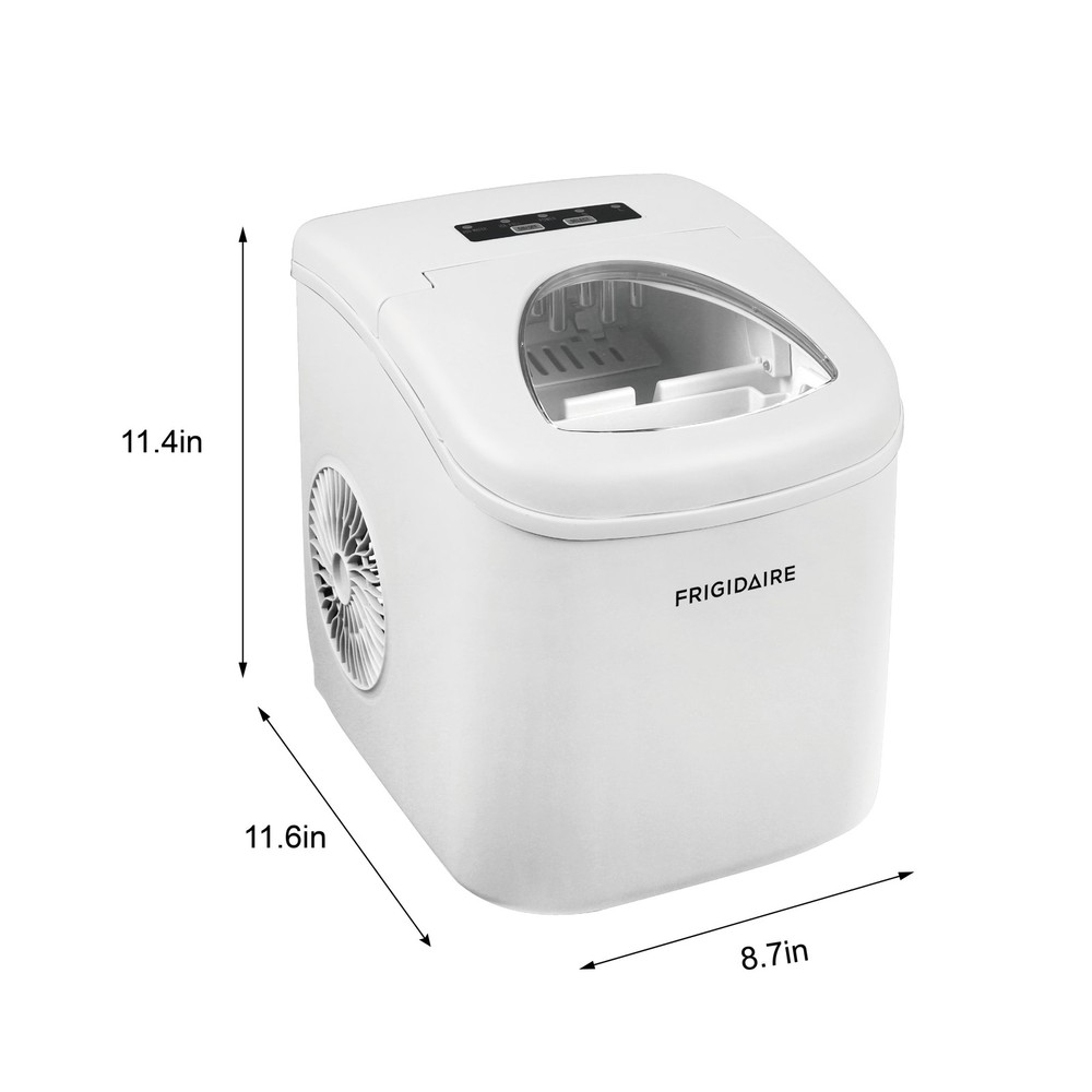 Frigidaire 26 lb. Countertop Ice Maker (EFIC102), White