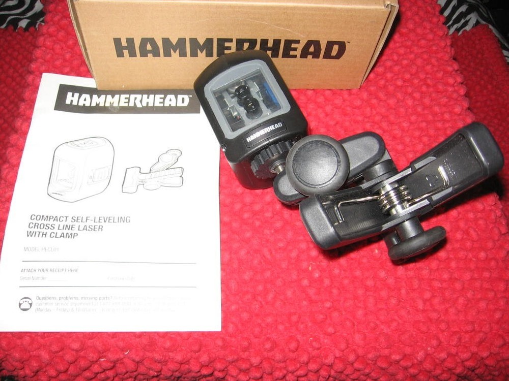 Hammerhead Cross line leveling laser