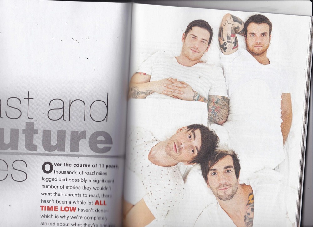 All Time Low 2015 Alternative Press Magazines AP ATL Fanatci Issue Alex Gaskarth