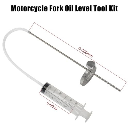 Motorcycle Fork Service Tool Kit - Fork Spring Compressor, Oil Level and